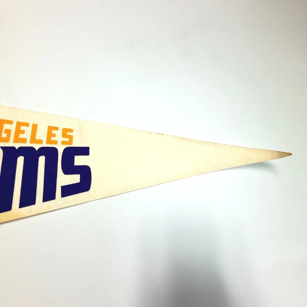 Los Angeles Rams Vintage NFL Felt‎ Pennant Helmet Logo 30